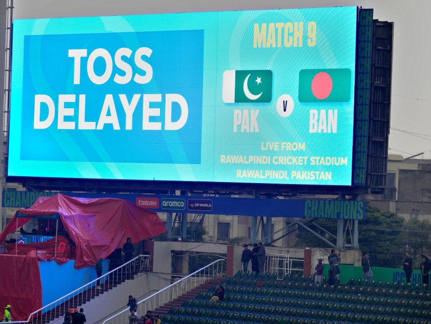 Pakistan end home Champions Trophy without win after Rawalpindi washout